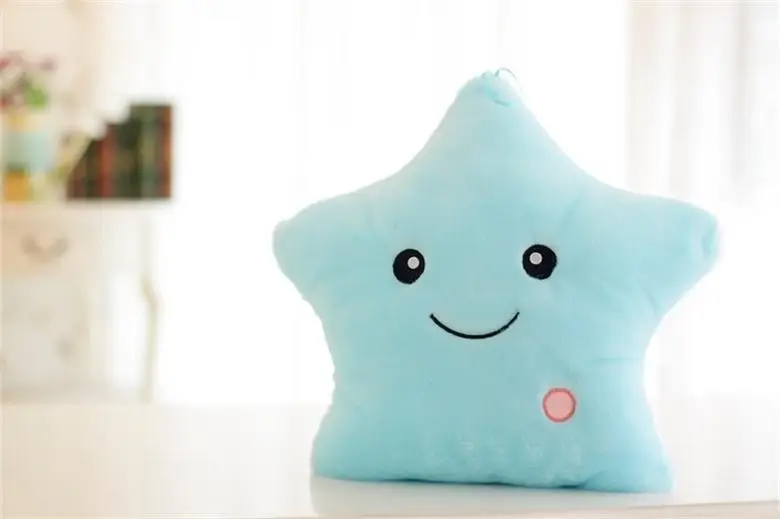 Glow Star Pillow™ – Stjernesjov i sengen - lysende nusseklud