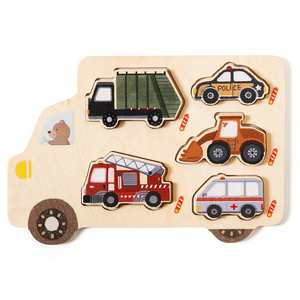 Woods™ – Rätsel-Abenteuer - Auto-Puzzle aus Holz