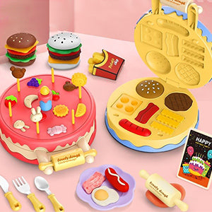 Cake Play Dough Set™ - Farbenfrohe Kreationen für endlosen Spaß - Spielzeugknete