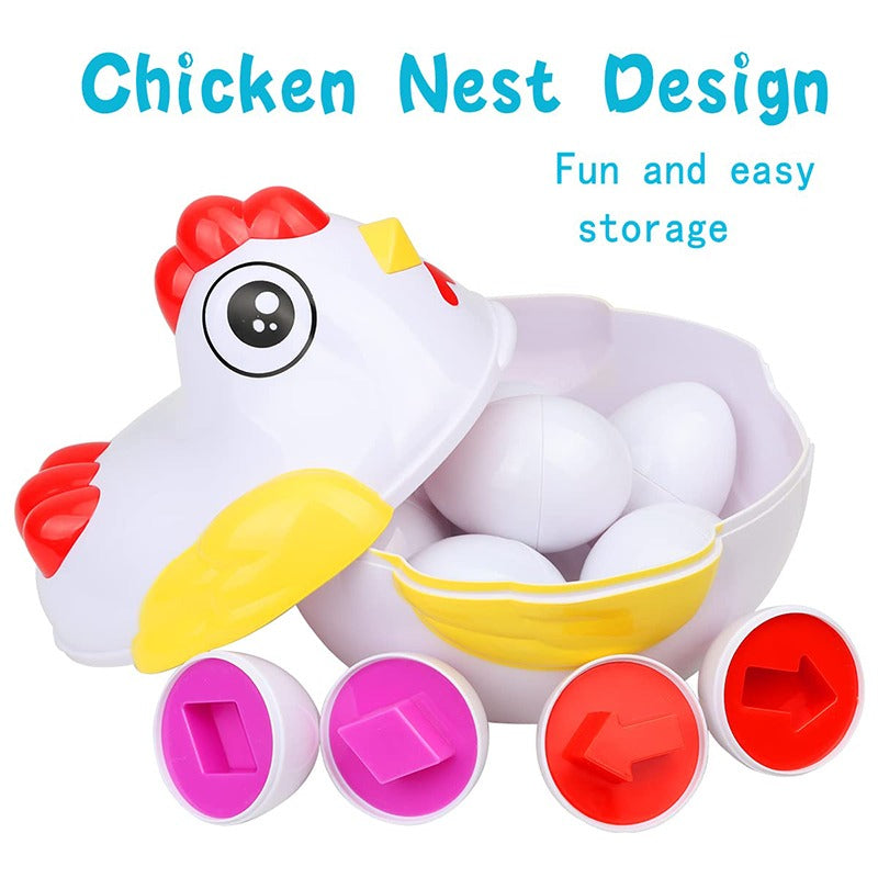 Egg Puzzle™ - Hjernespil for børn - Kreativ æggeboks