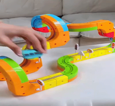 DIY Cube Track – Kreativ & Aktiv – Kreativ DIY-togbane
