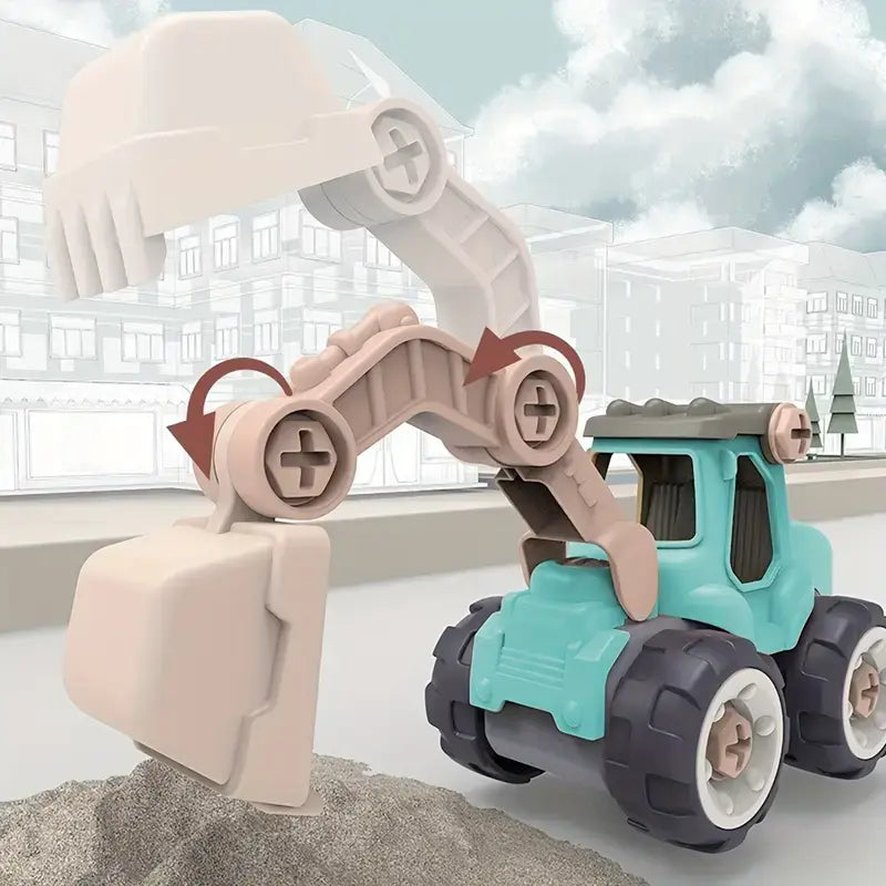 Construction-Masters mini ingeniørkøretøjssæt