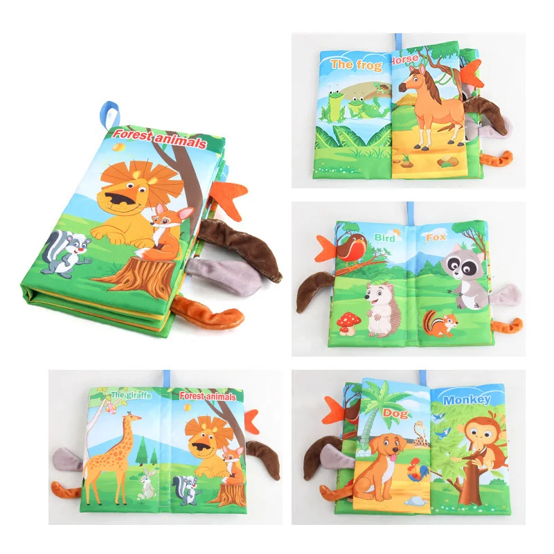 Soft Tail Book™ – Sjov med bløde haler – Bog med sanselige dyr til babyer