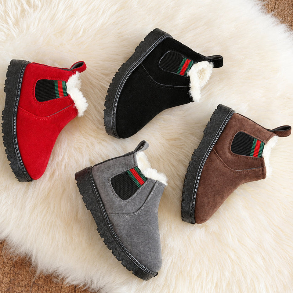 SnowySteps – Warm & weich – Baby-Winterstiefel mit Plüschfutter