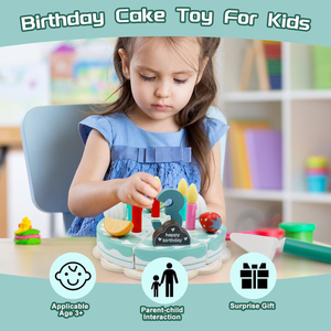 TinyChef – Lehrreich & unterhaltsam – Küchen-Set aus Holz mit Torte und Zubehör