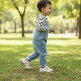 KinderMove – Robust og smidig - Velcro-sneakers med bjørnemotiv