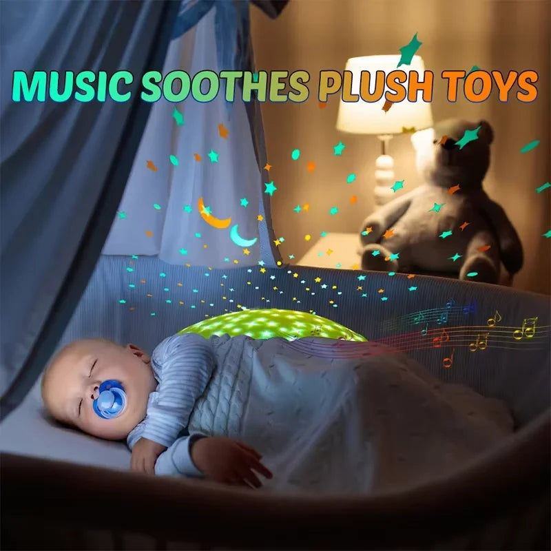 StarPlush – Weich & beruhigend – Kuscheltier mit Nachtlichtprojektor