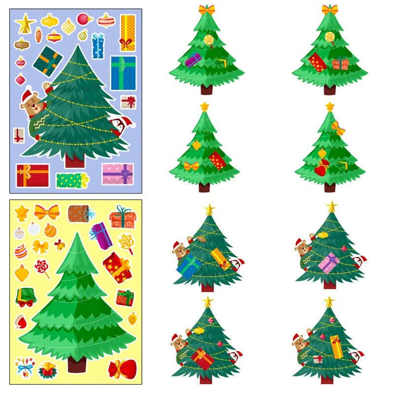 Xmas Tree Stickers™ - Bauen Sie Ihr eigenes Weihnachtswunder - DIY Stickers