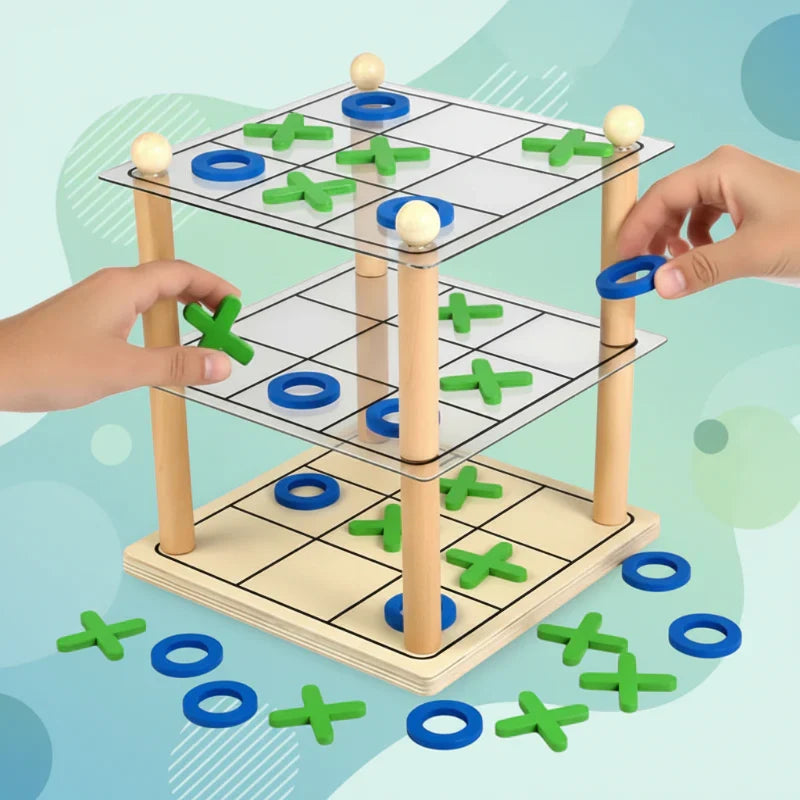LogicTower – Pædagogisk & Smart – Tre i træk 3D