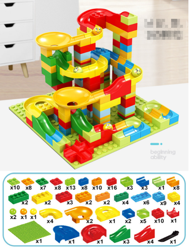 Blocks Marble Track™ - Skab din egen racerbane med byggeklodser - Marble Track
