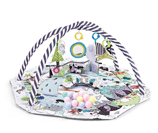 SensoryHaven – 8-in-1 Wachstum & Spiel – Baby-Spielmatte
