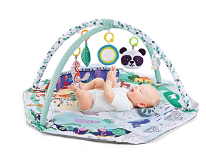 SensoryHaven – 8-in-1 Wachstum & Spiel – Baby-Spielmatte