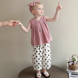 Sleeveless Tops & Pants – Weich & stilvoll – Sommer-Set für Kinder