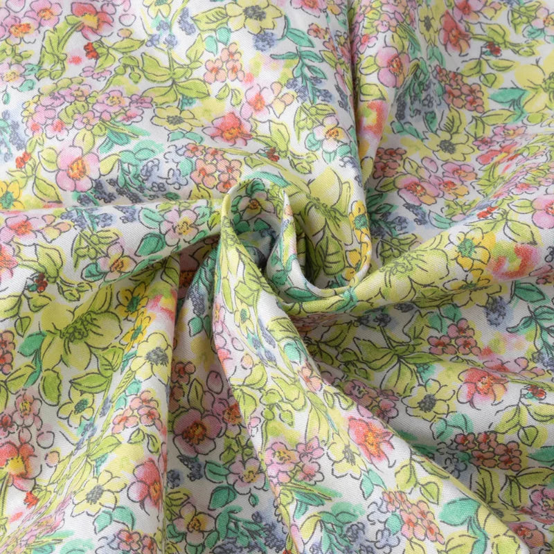 Floral Dress – Leicht & luftig – Mädchenkleid mit Flatterärmeln