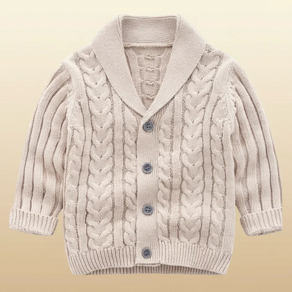 CozyCub – Komfortabel og moderigtig – strikket cardigan til børn