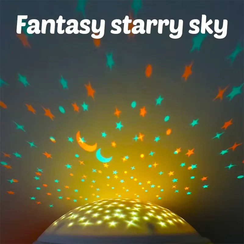 StarPlush – Blød og beroligende – krammedyr med natlampe-projektor