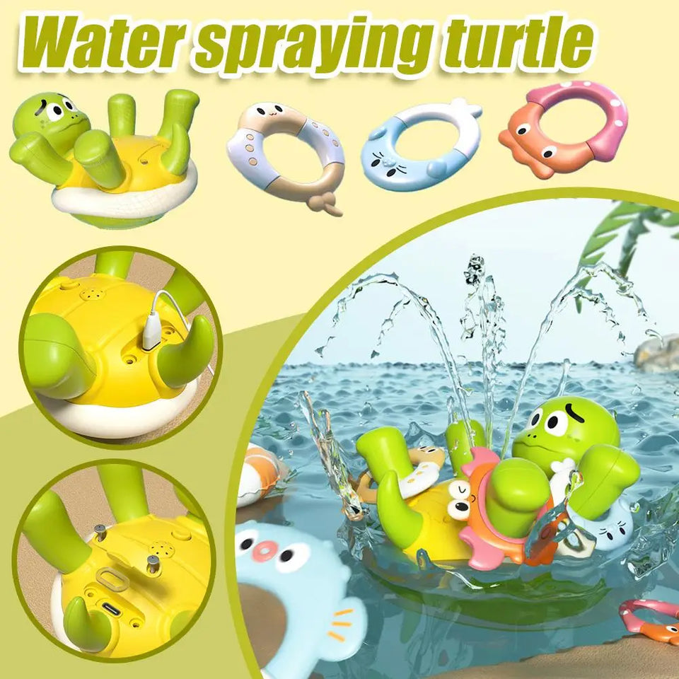 Water Turtle™ – Planschvergnügen in der Badewanne - Schildkrötenbrunnen