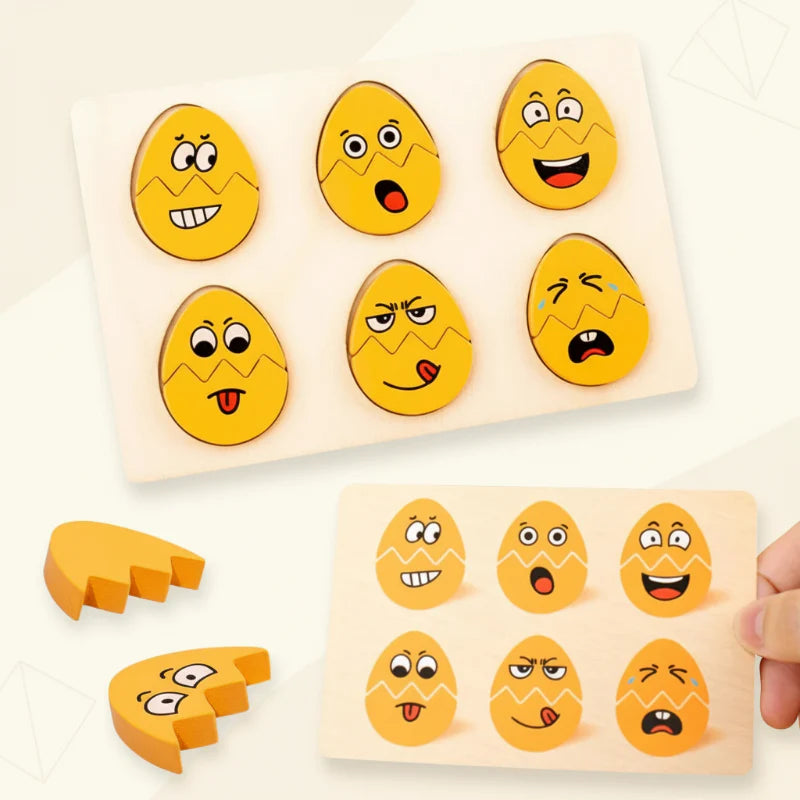 ExpressEggs – Umgang mit Emotionen lernen – Gesichtsausdruck-Puzzle