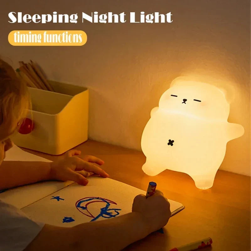 LumiBear – Sød og beroligende – Sove lampe med blødt lys
