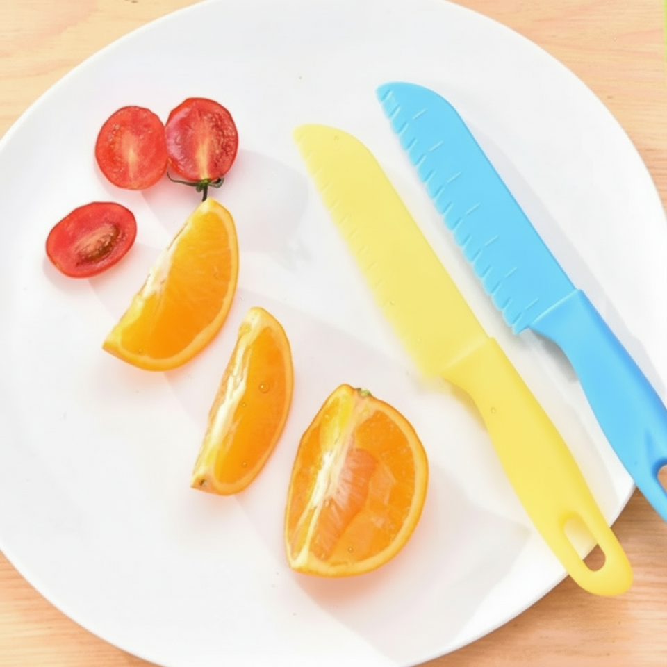 MiniChef –  Sicher & kinderfreundlich – Kindersicheres Schneidemesser