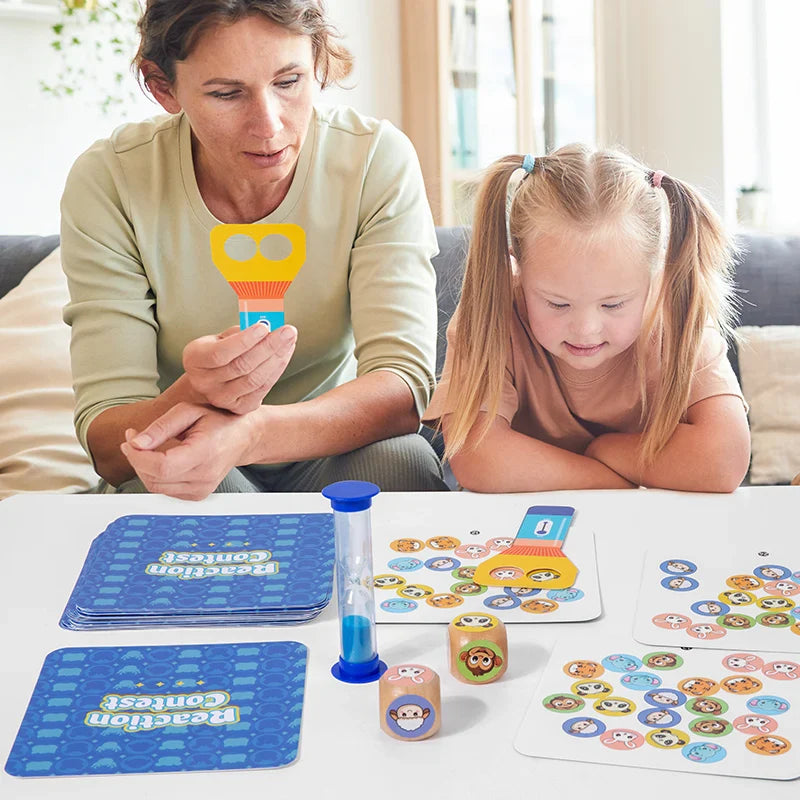 Puzzle Duel™ - Schnell und intelligent - Interaktives Reaktions-Brettspiel