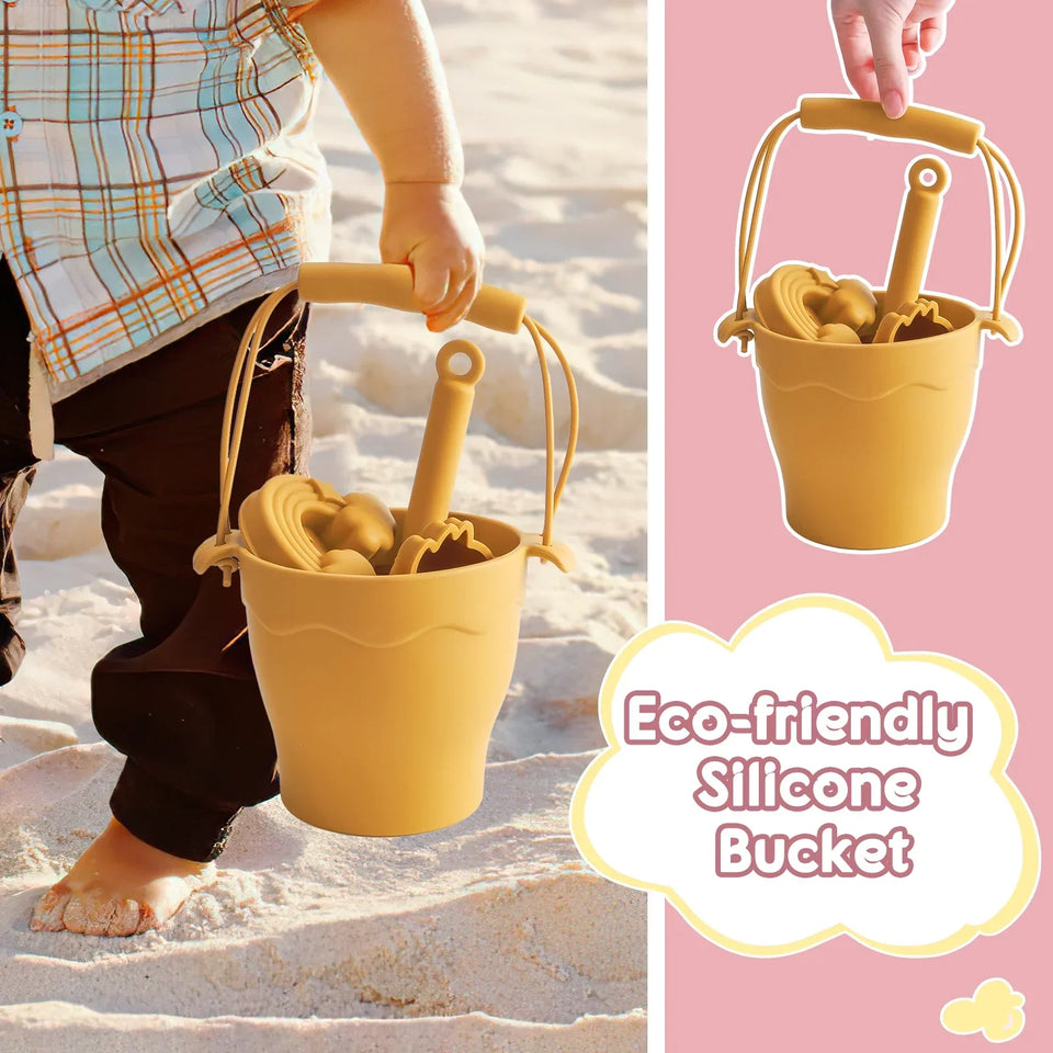 Silicone Beach Set™ - Strandspand til Sand Eventyr - Strandsæt i Silikone