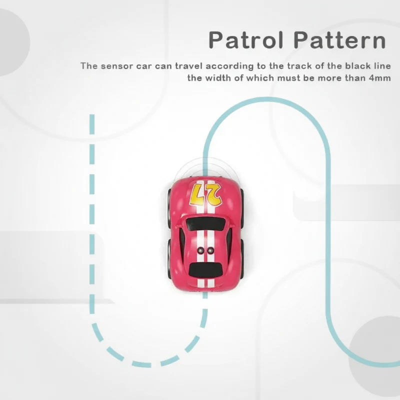 TinyRacer – Zeichenspaß & cleveres Fahren – autonomes Cartoon-Auto