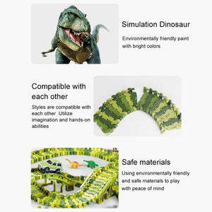 DinoRail™ - Dino Rennspaß - Rennbahn