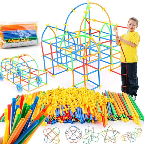 BuildPlay – Fantasie & Geschicklichkeit – Konstruktionsrohre mit Verbindungsstücken