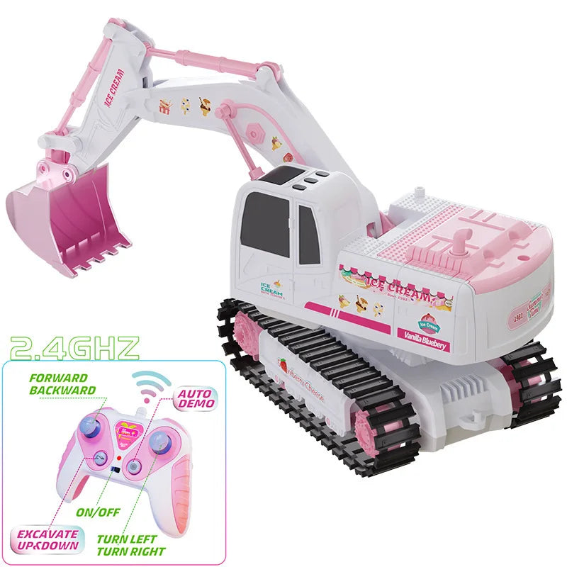 Pink Power Digger™ – Gravesjov for piger - Fjernstyret gravemaskine