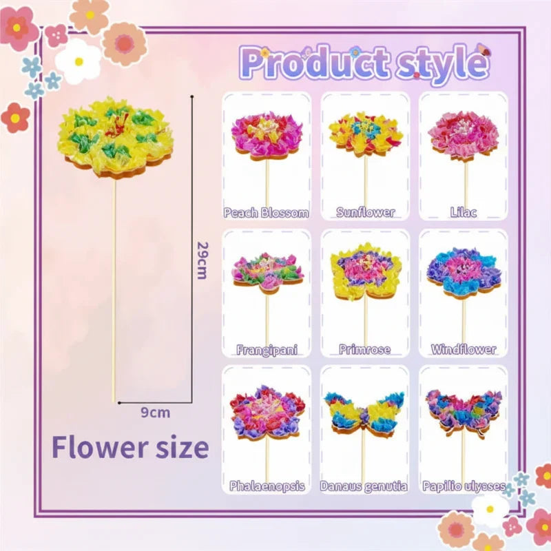 DIY Flower Poke Art – Kreativt & lærerigt – Blomsterhåndværkssæt