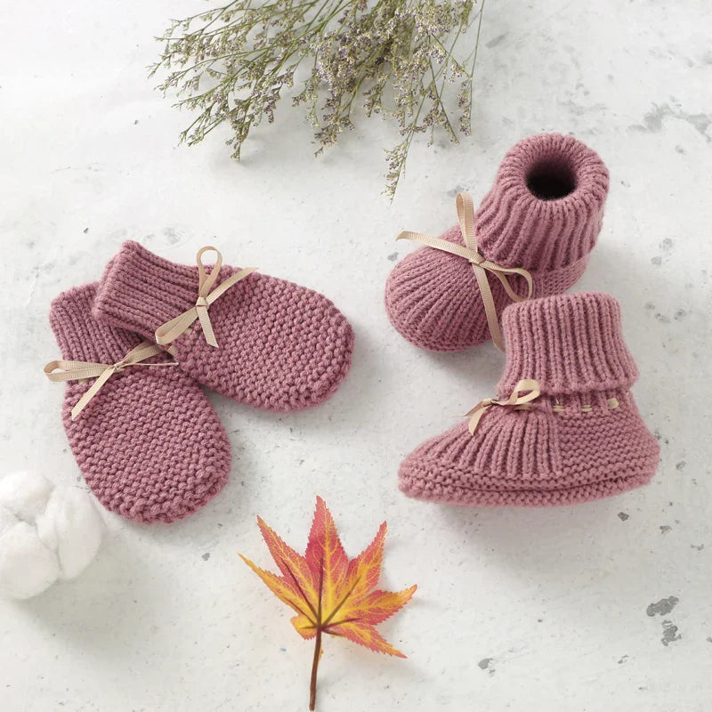 Booties & Mittens – Weich & warm – Handschuhe und Schuhe im Set