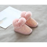 Mini Fashion™ - Warm & Stylisch - Glitzer Kinder Winterschuhe