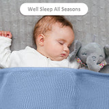 Personalized Baby Blanket – Blødt & unikt – Personligt broderet tæppe i bomuld