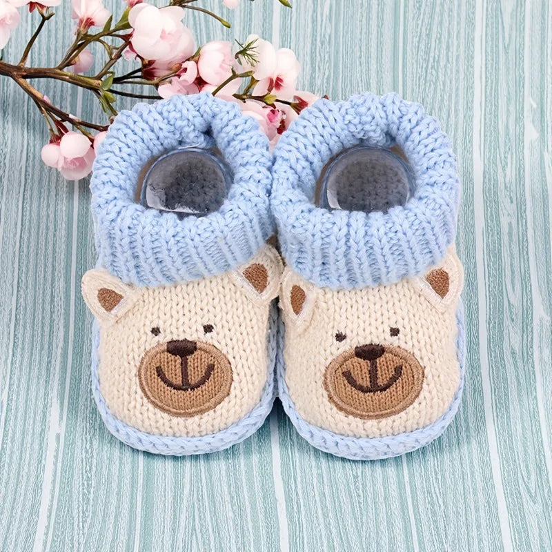 Mini Fashion – Strikket babysko (3-6 måneder)