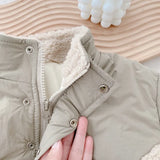 Mini Fashion™ - Super Varm - Fleece-lammeuldsjakke
