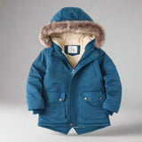 CozyTrend – Elegant og varm – Parka vinterjakke med pelskrave