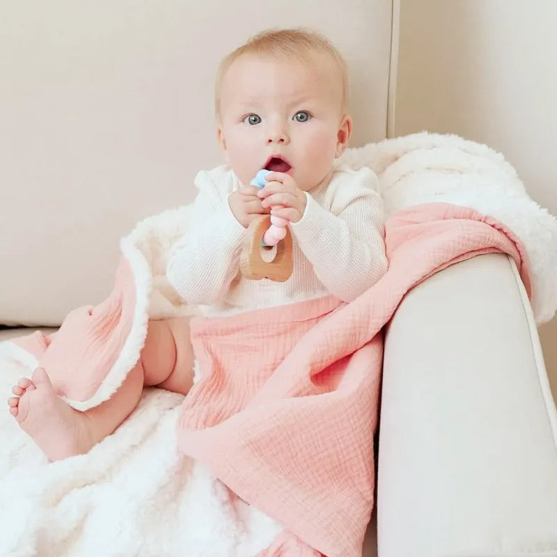 SnuggleBear – Premium tyk og blød baby-tæppe