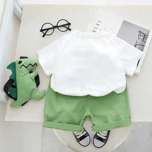 Mini Fashion™ - Dino Dash - Cooles Sommer-Set Jungen