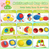 BusyCube – Clever & Verspielt – Montessori Fidget Würfel 10-in-1