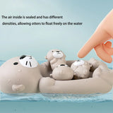 Bath Buddies™ - Odderfamilie i Bad - Legetøj til Badet