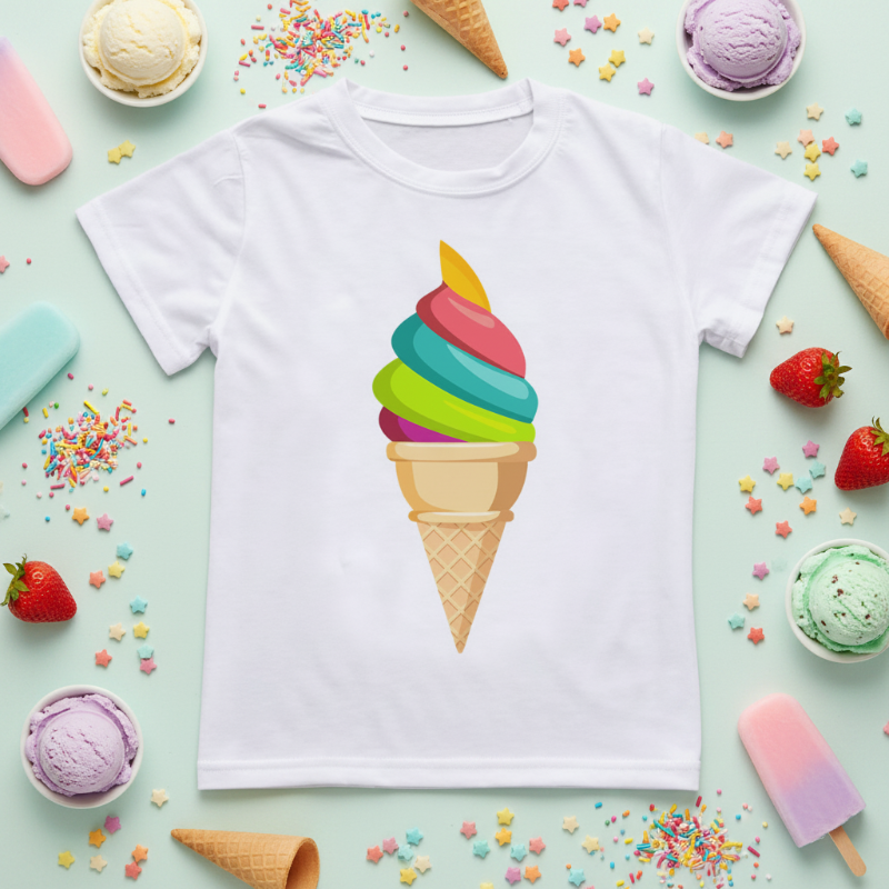 Boys & Girls Summer Tee – Komfortabel og legende – Børnet-shirt med sjovt print