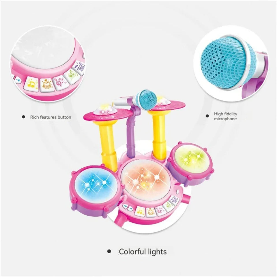 Kids Drumset™ - De små kommer i gang - Legetøjstrommesæt