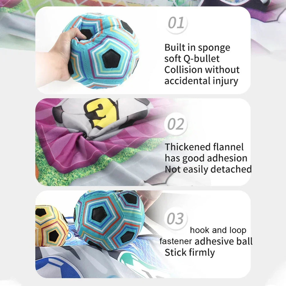 Sticky Soccer™ – Platte & Treppe – Spielmatte Fußball