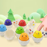Montessori 3D Eggs Puzzle – Eine schöne Idee für Ostern – Eier-Sortierspiel