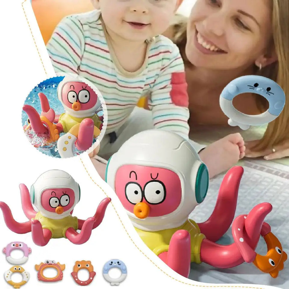 Octopus Water Fun™ – Fang men! – Blæksprutte Ringkaster