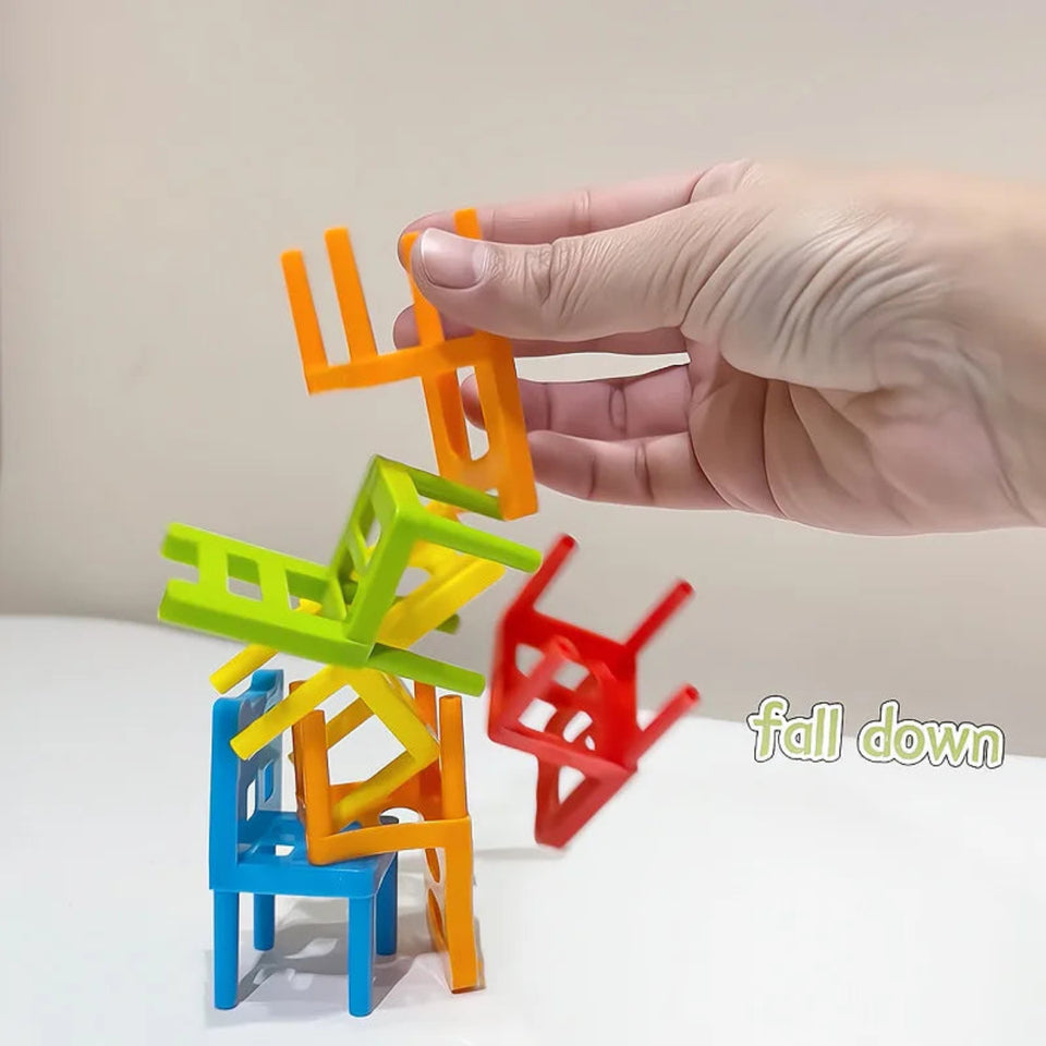 Chair Stack™ - Interaktiv & Kreativität fördern - Stapelstuhlspiel