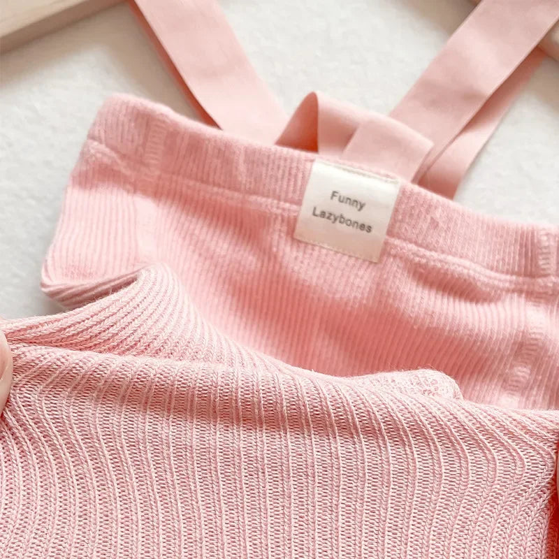 Mini Fashion™ - Bløde og behagelige - Børneleggings med seler