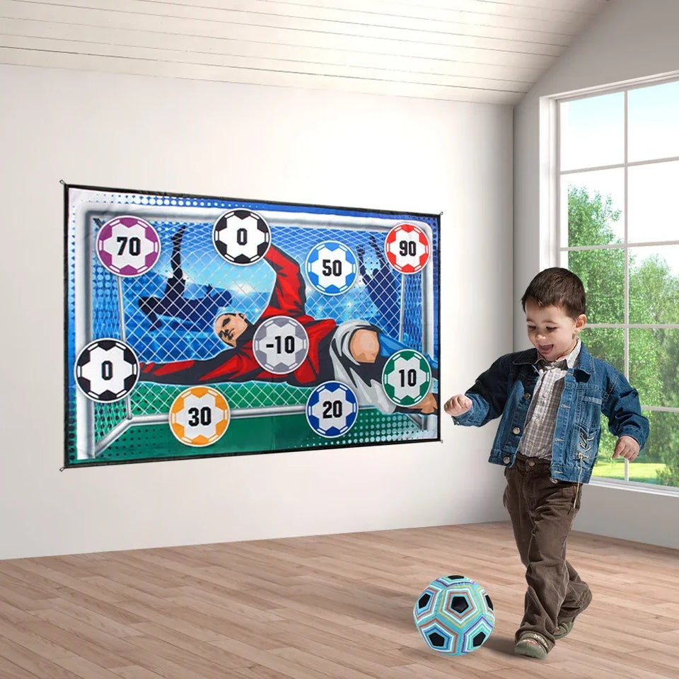 Sticky Soccer™ – Platte & Treppe – Spielmatte Fußball