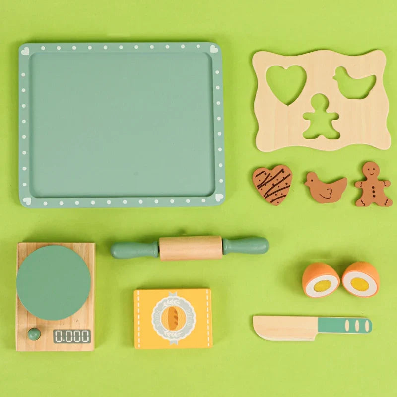 Woods™ - Fremme kreativitet og færdigheder - legekøkkensæt i træ